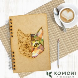 carnet bois komoni chat