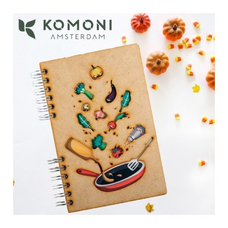 copy of Carnet bois rechargeable KOMONI® – Modèle Ingrédients