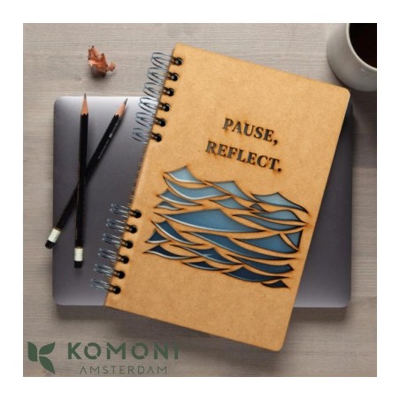 copy of Carnet bois rechargeable KOMONI® – Modèle Monde