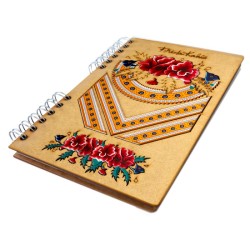 Carnet bois rechargeable KOMONI® – Modèle Aux couleurs de Frida
