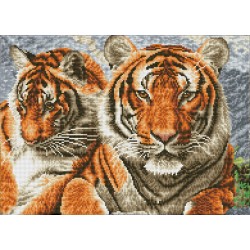DIAMOND DOTZ® Carré Tigres