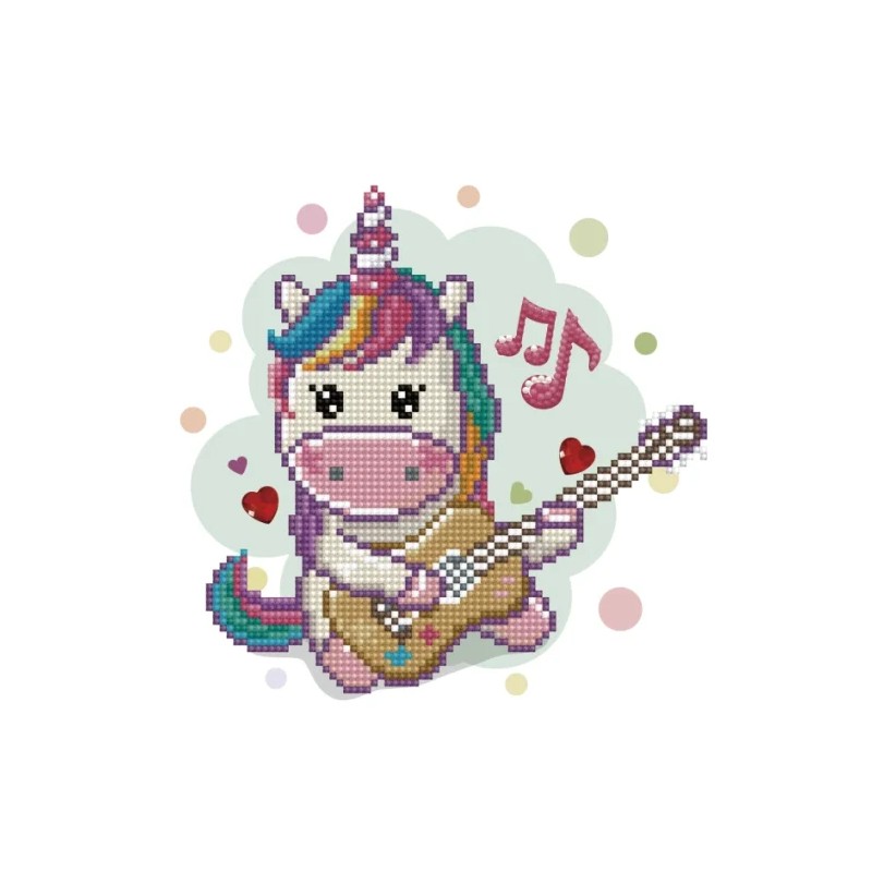 Kit DOTZIES® Licorne musicienne