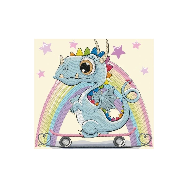 Kit DOTZIES® Dragon sur son skate