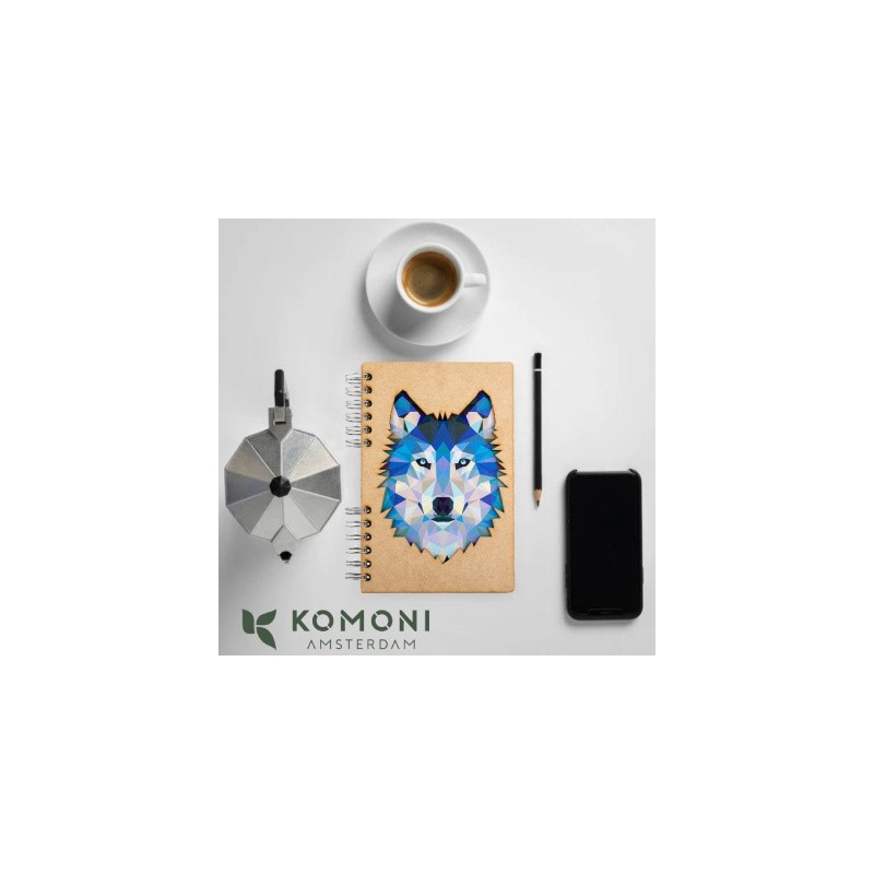 carnet bois komoni loup
