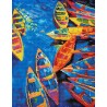 DIAMOND DOTZ® Carré Baie bleue - Intermédiaire