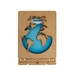 Carte bois globe trotter_Komoni
