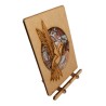 Carte postale bois KOMONI® – Modèle Colibri fleur