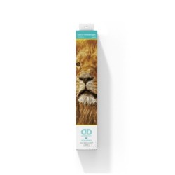 DIAMOND DOTZ® Carré Roi lion - Intermédiaire - Sans cadre