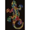 Kit DIAMOND DOTZ® Gekko lézard - Avec cadre
