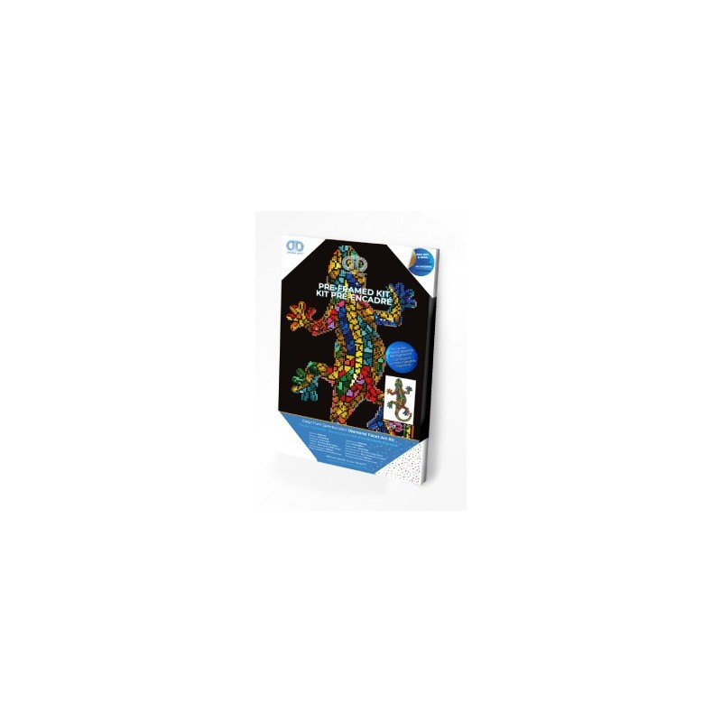Kit DIAMOND DOTZ® Gekko lézard - Avec cadre