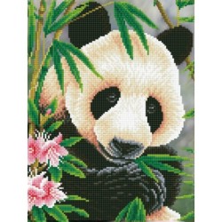 Kit DIAMOND DOTZ® Prince Panda - Avec cadre