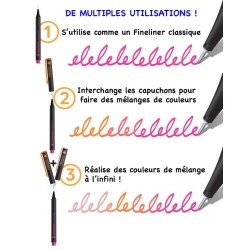 CHAMELEON FINELINERS - 10 Couleurs 