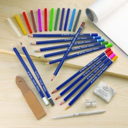 Coffret alu transparent ROYAL LANGNICKEL® Dessin 50 pcs