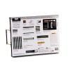 Coffret bois noir transparent ROYAL LANGNICKEL® Esquisse 35 pièces