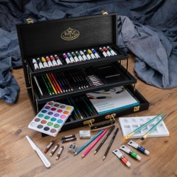 copy of Coffret d'art créatif ROYAL LANGNICKEL® 9 Projets Créatifs Enfants - Peinture par numéro, Coloriage, Gravure