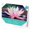 DIAMOND DOTZ® Carré Reflet de Fleur de Lotus - Intermédiaire - Avec cadre