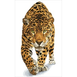 DIAMOND DOTZ® Carré Prince jaguar - Avec cadre