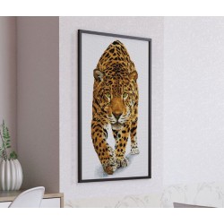 DIAMOND DOTZ® Carré Prince jaguar - Avec cadre