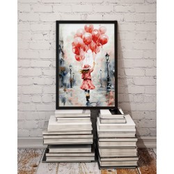 Kit DIAMOND DOTZ® La fille aux ballons