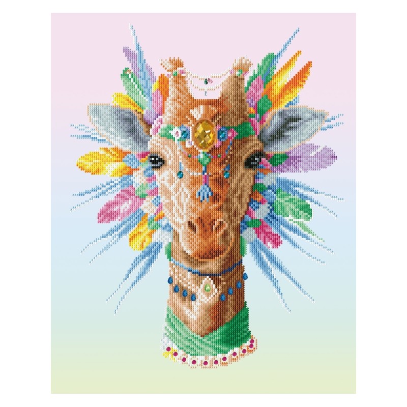Kit DIAMOND DOTZ® Collection exclusive Girafe Bohème