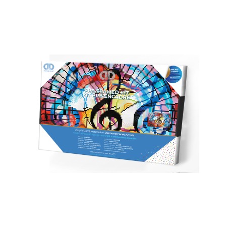 Kit DIAMOND DOTZ® Notes de musique - Avec cadre
