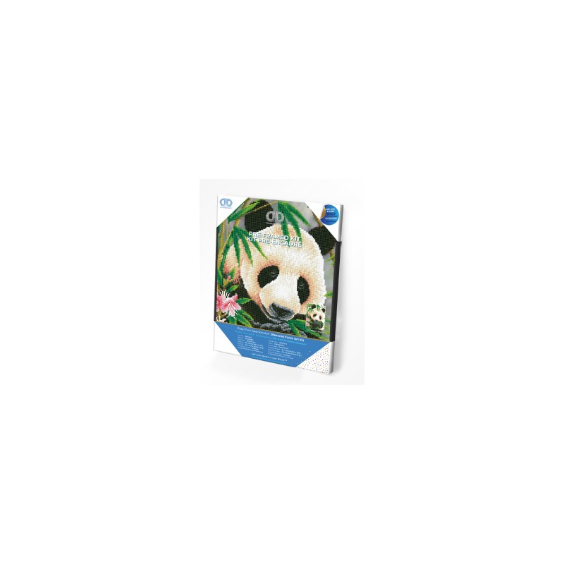 Kit DIAMOND DOTZ® Prince Panda - Avec cadre