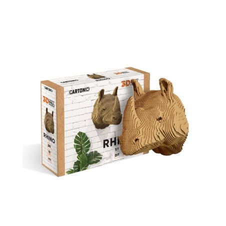 Modèle Wall Cartonic - Rhinocéros Modèle Wall Cartonic - Rhinocéros
