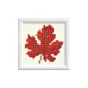 DIAMOND DOTZ® La feuille d'automne AVEC CADRE