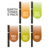 Pack 5 couleurs  –  Tons terres