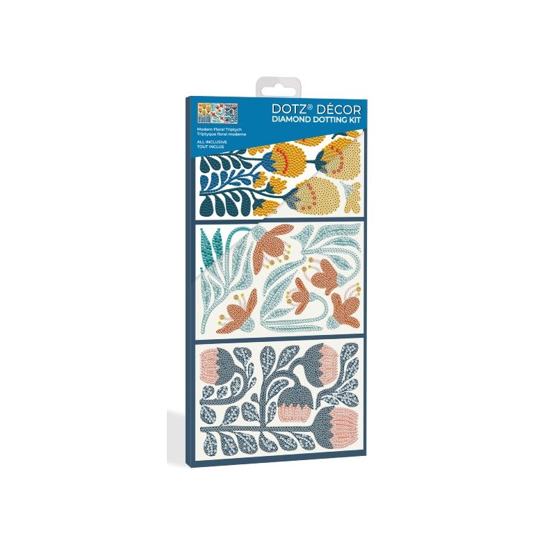 DBX4.006 - triptyque floral