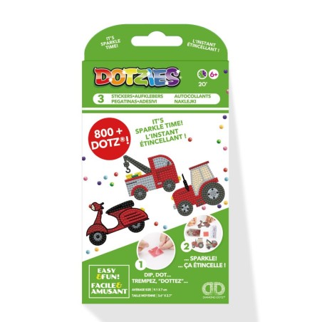 Kit DOTZIES® 3 stickers engins à moteur