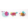 Kit DOTZIES® 3 stickers Animaux des jardins