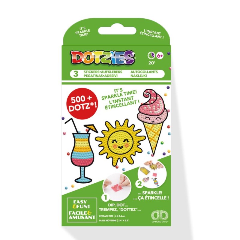 Kit DOTZIES® 3 stickers Sunshine