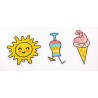 Kit DOTZIES® 3 stickers Sunshine