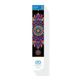 Kit Diamond Dotz® fond noir suédine - Mandala