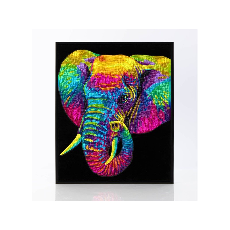DD25/023 éléphant arc-en-ciel