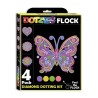 Kit Dotzies® 4 designs fond noir suédine - Mandalas