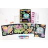 Kit Dotzies® 4 designs fond noir suédine - Peace and Love