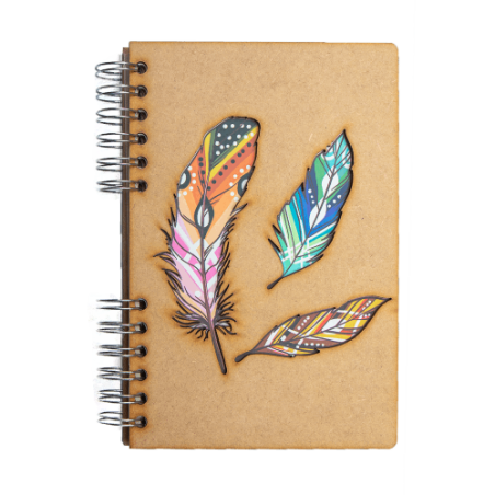 Carnet A4 - modèle plumes Carnet A4 - modèle plumes