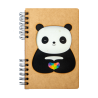 Carnet A4 Komoni - modèle panda love