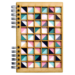 Carnet A4 Komoni - modèle Mosaïque