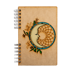 Carnet A4 Komoni - Modèle Lune
