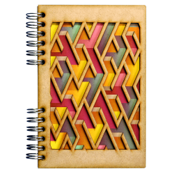 Carnet A4 Komoni - Modèle labyrinthe