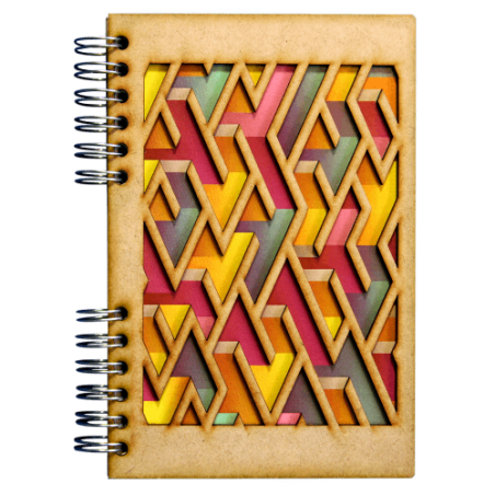 Carnet A4 Komoni - Modèle labyrinthe Carnet A4 Komoni - Modèle labyrinthe