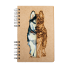 Carnet A4 Komoni - modèle Husky
