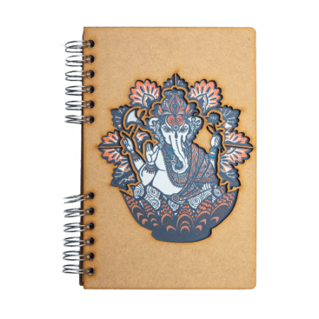 Carnet A4 Komoni - Modèle Ganesha Carnet A4 Komoni - Modèle Ganesha
