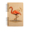 Carnet A4 Komoni - Modèle flamants roses