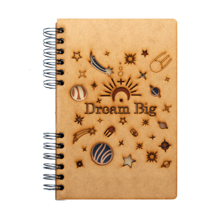 Carnet A4 Komoni - modèle dream big