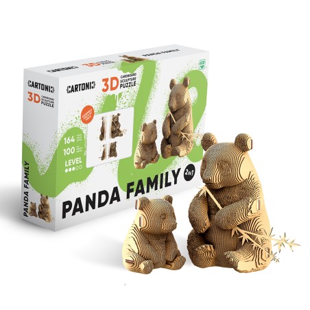 CARTONIC® - Modèle la Famille Panda