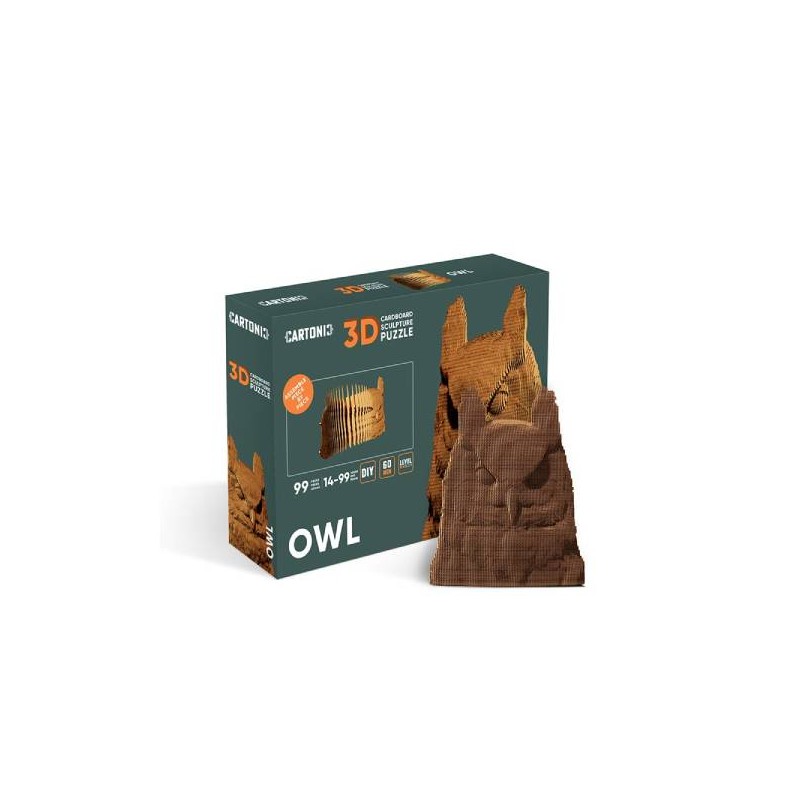 Modèle hibou - Cartonic